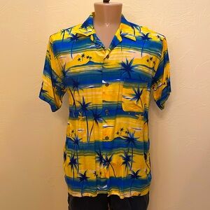 Ocean Current Vibrant Men’s Hawaiian Shirt - P6